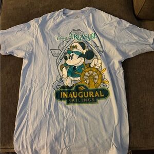 Disney Cruise Line Treasure Inaugural Cruise T Shirt
